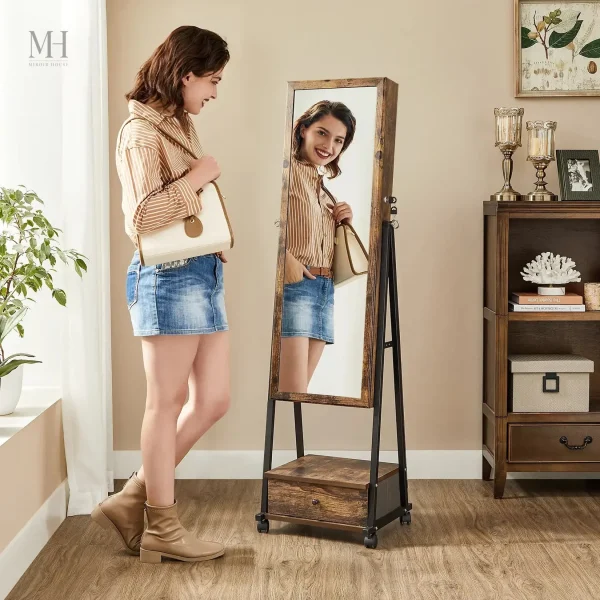 armoire-a-bijoux-miroir-1 Armoire Miroir à Bijoux - Rangement élégant et pratique