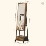 Armoire à bijoux moderne avec miroir intégré