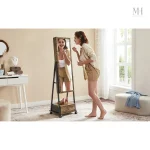 Armoire à bijoux avec miroir, pratique et esthétique