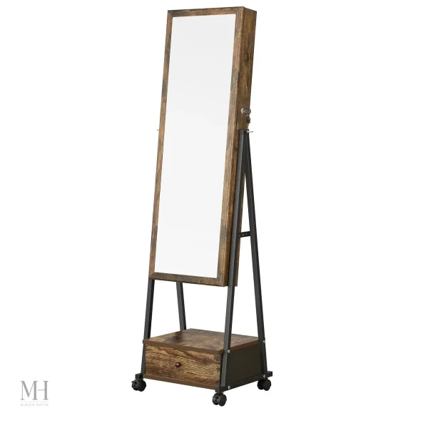 Rangement à bijoux miroir, pour une organisation stylée