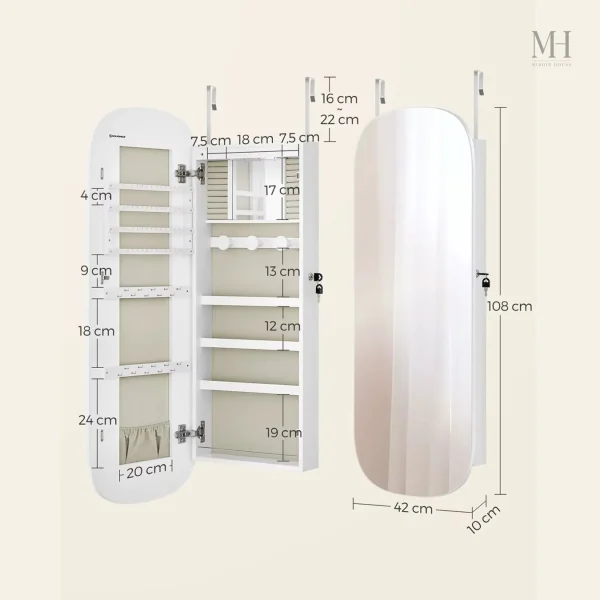 Rangement pratique pour accessoires de bijouterie