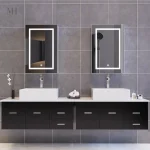 Miroir salle de bain avec éclairage LED intégré