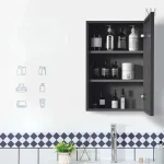 Design Compact d'Armoire Miroir Salle de Bain