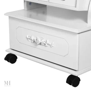 Armoire à bijoux miroir, solution de rangement moderne et chic