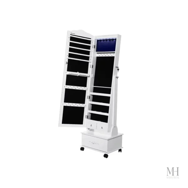Armoire à bijoux pratique, idéale pour organiser vos accessoires
