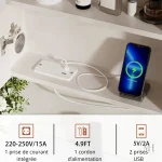 Solution de rangement design pour salle de bain compacte