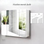 Armoire miroir 70 cm pour un rangement efficace