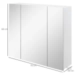 Solution de rangement moderne pour salle de bain compacte