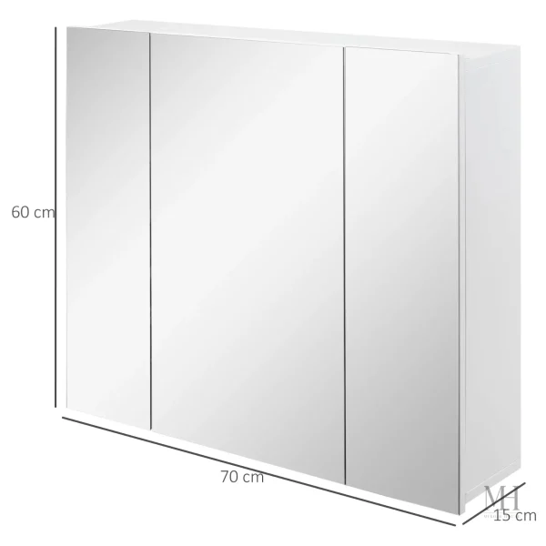 Solution de rangement moderne pour salle de bain compacte