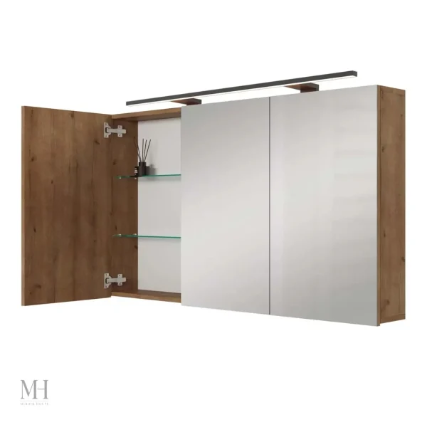 Solution de rangement élégante avec miroir