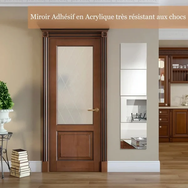 Miroir décoratif carré, ajout élégant à votre intérieur