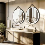 Chauffage Miroir Salle de Bain avec Lumière