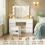 Design moderne pour un espace coiffeuse stylé