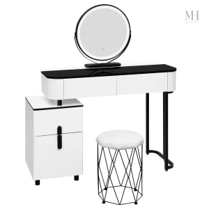 Coiffeuse moderne avec éclairage LED subtil