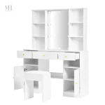 Tabouret assorti à la coiffeuse pour un confort optimal