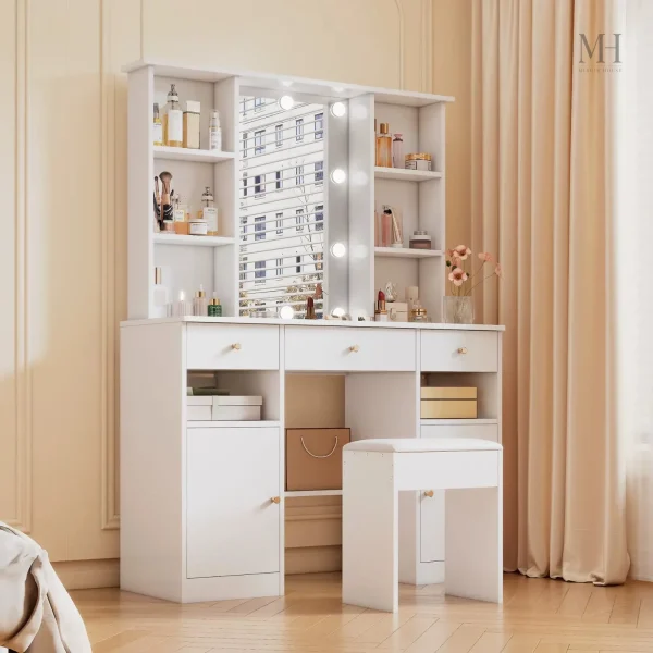 Meuble complet pour le rangement et l'art du maquillage