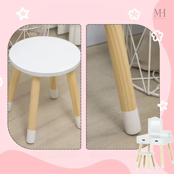 Espace beauté pour enfants avec miroir intégré