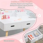 Coiffeuse fonctionnelle pour l'imagination des enfants