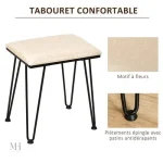 Coiffeuse Élégante avec Miroir Grand et Moderne