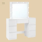 Miroir coiffeuse moderne pour un coin beauté stylé