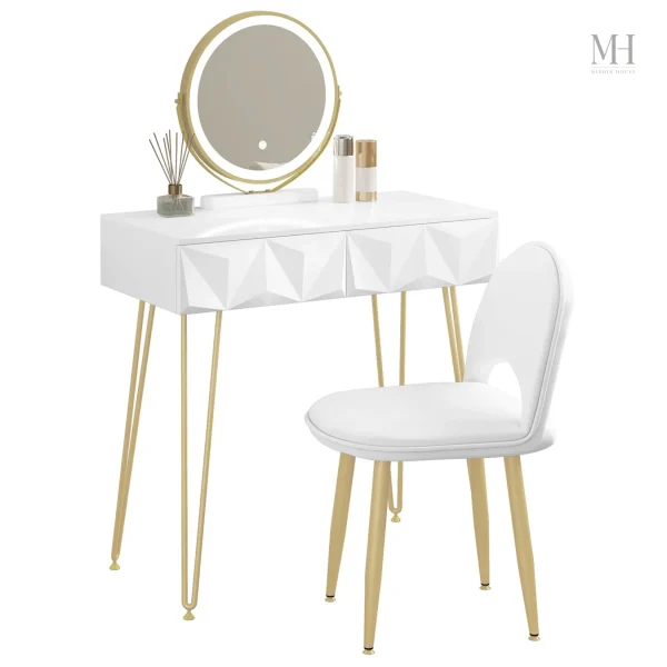 Coiffeuse moderne avec éclairage intégré