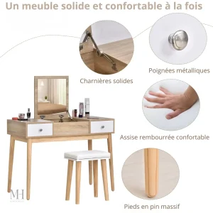 Meuble de beauté avec design scandinave moderne