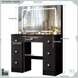 Miroir LED pour un éclairage parfait à domicile