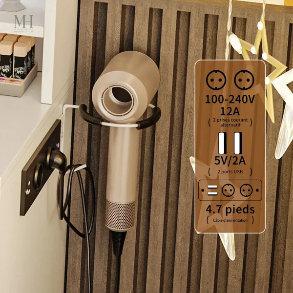 Rangement spacieux pour cosmétiques et accessoires
