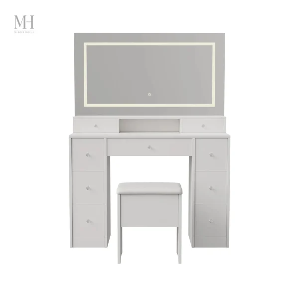 Tabouret assorti pour une expérience de beauté confortable