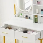 Miroir LED intégré pour un maquillage parfait