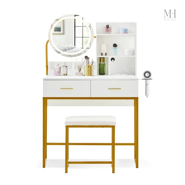 Rangements pratiques pour accessoires de beauté