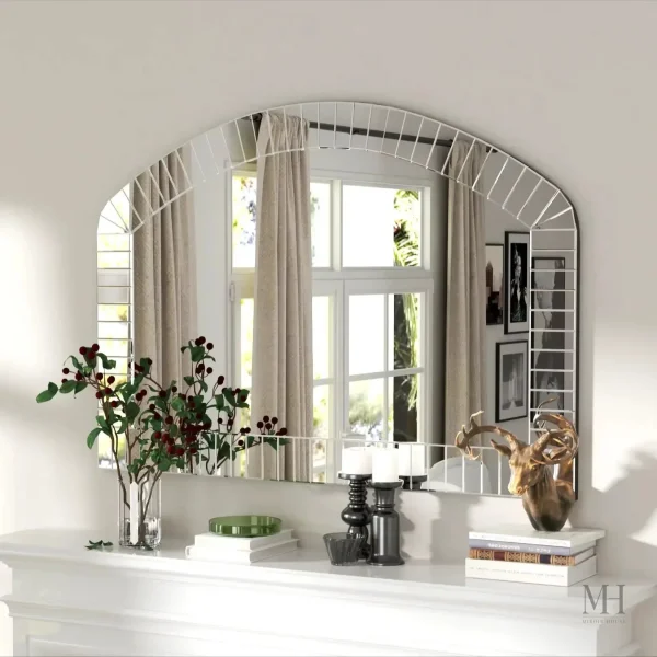 decoration-miroir-mural-1 Miroir mural arqué au design unique pour votre intérieur