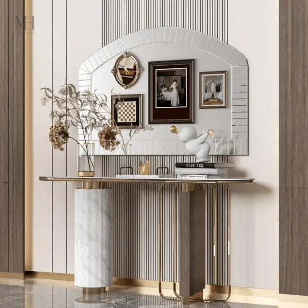Miroir décoratif arqué pour ajouter du style à votre maison