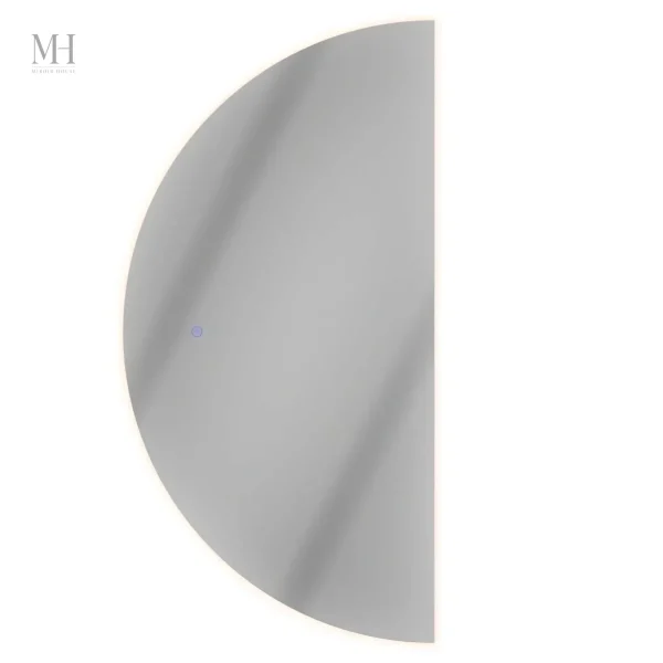 Miroir mural tactile design contemporain et lumineux