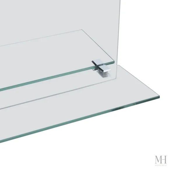 Miroir en forme d'arche pour salle de bain