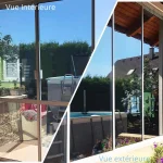 Film miroir adhésif sans tain pour fenêtre