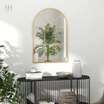Miroir doré, ajout lumineux à votre intérieur