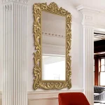 Miroir baroque 80x180 cm en bois sculpté