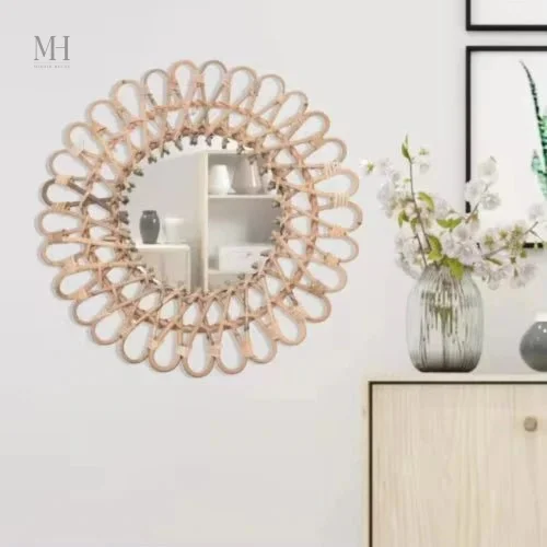 Miroirs en Rotin