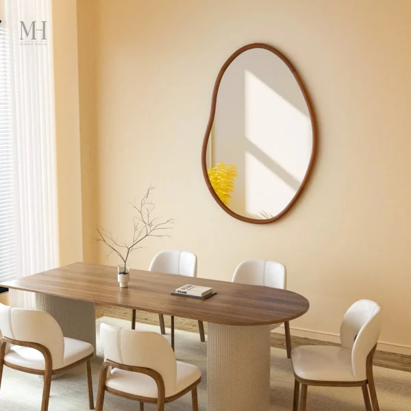 grand-miroir-mural-bois-1 Grand miroir mural en bois de hêtre