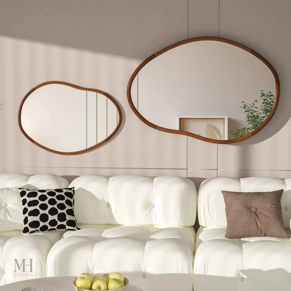 Miroir mural élégant au design unique