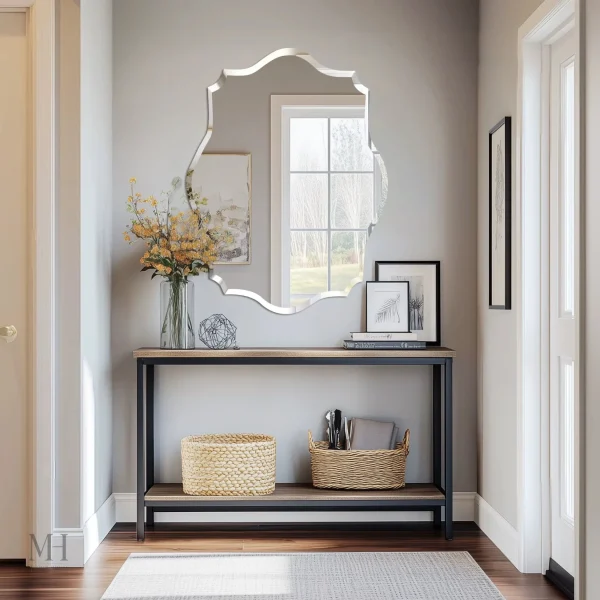 grand-miroir-mural-design-1 Grand miroir mural design 60x80 cm avec forme unique