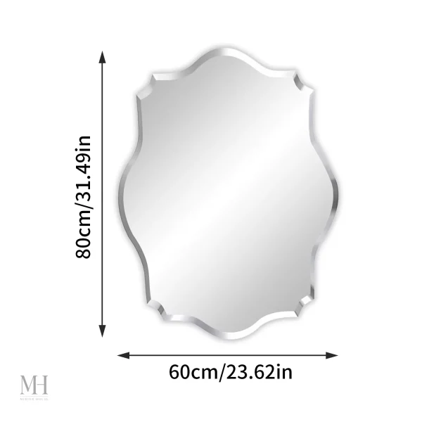 Miroir moderne en 60x80 cm pour une décoration élégante