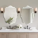 Miroir décoratif 60x80 cm, idéal pour un look chic