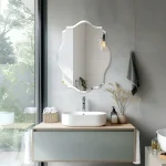 Miroir moderne 60x80 cm, accessoire décoratif essentiel