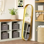 Miroir sur pied pour une touche luxueuse