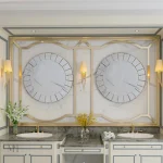 Miroir mural moderne 80 cm, décoration élégante