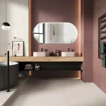 Miroir de salle de bain, design épuré et chic