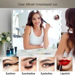 Éclairage LED optimal pour un maquillage précis