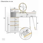 Miroir LED pour un espace beauté chic